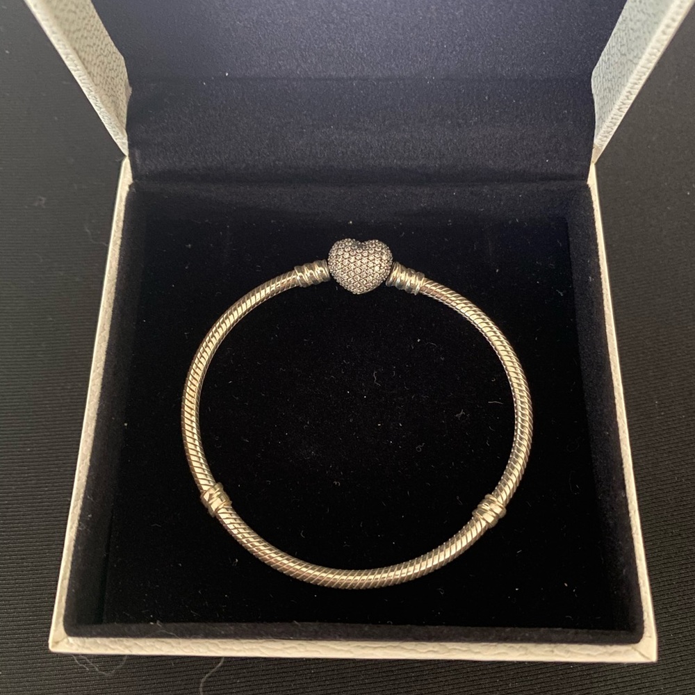 Sterling silver Pandora Heart Bracelet